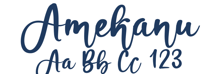 Amekanu Font Preview