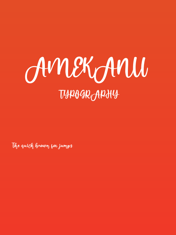 Amekanu Poster