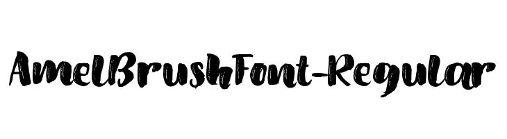 AmelBrushFont-Regular  baixar fontes gratis