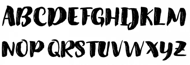 AmelBrushFont-Regular Шрифта ВЕРХНИЙ