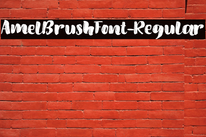 AmelBrushFont-Regular Example 2