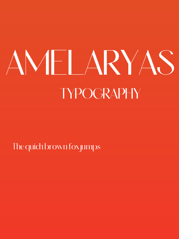 Amelaryas Personal use Poster