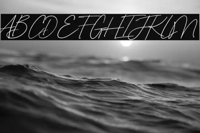 Amelia Bloomer Font examples