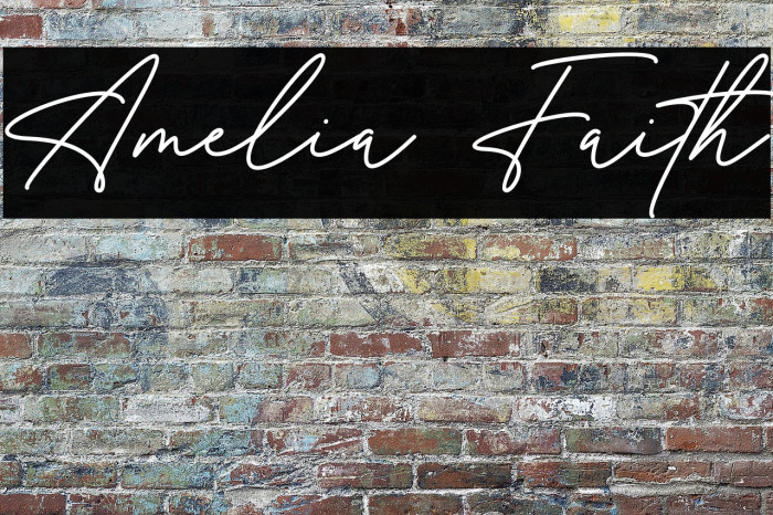 Amelia Faith Example 2