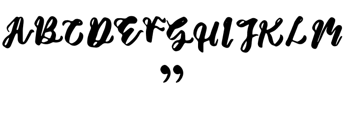 Amelia Free Font OTHER CHARS