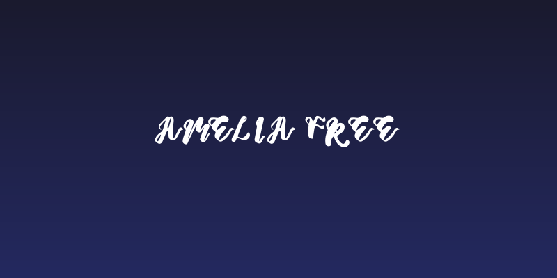 Amelia Free Social Header