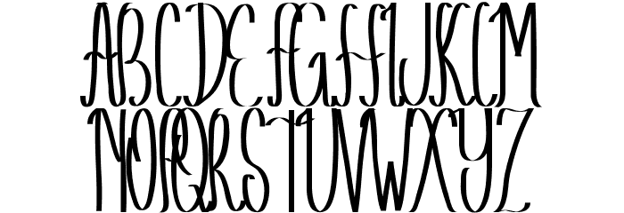 Amelia Jones Demo Font OTHER CHARS
