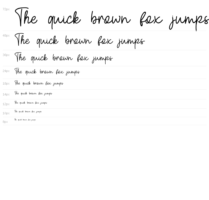 Amelia-Script Waterfall