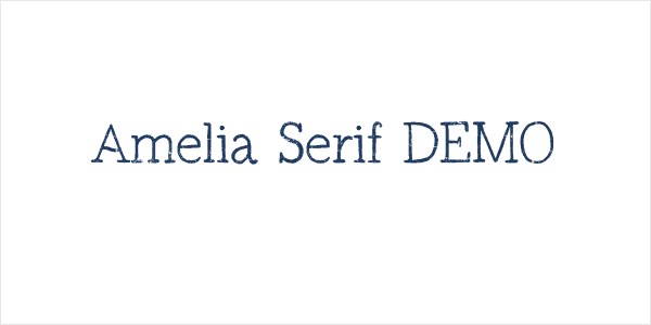Amelia Serif DEMO Logo