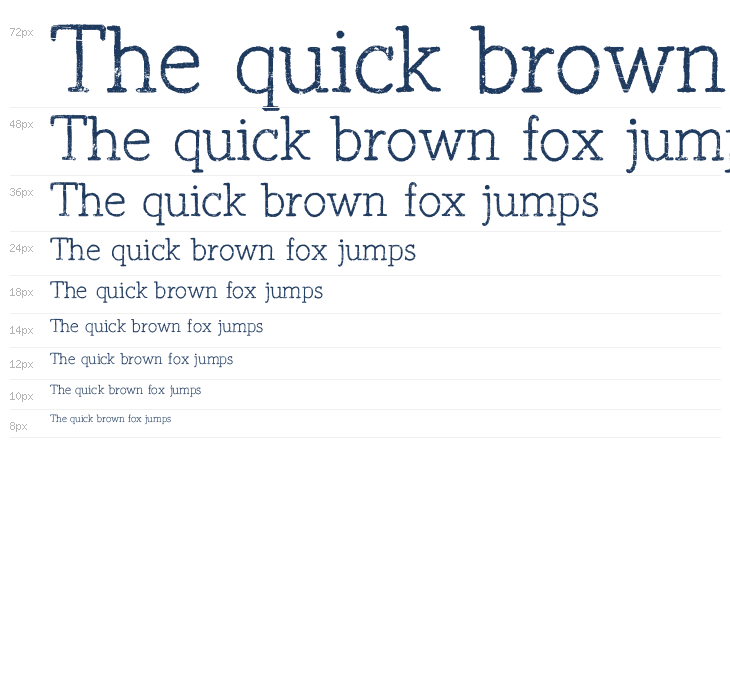 Amelia Serif DEMO Waterfall