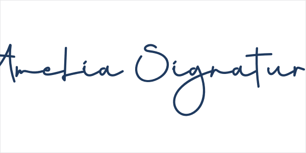 Amelia Signature Logo