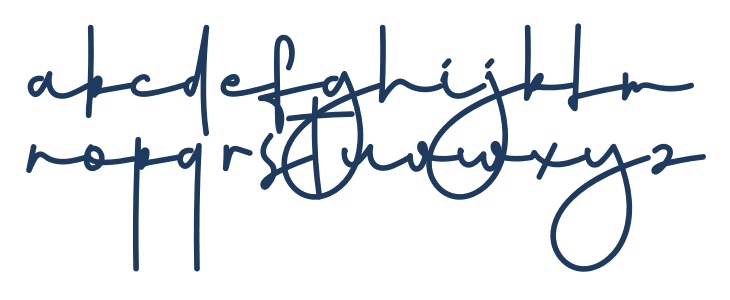 Amelia Signature Lowercase