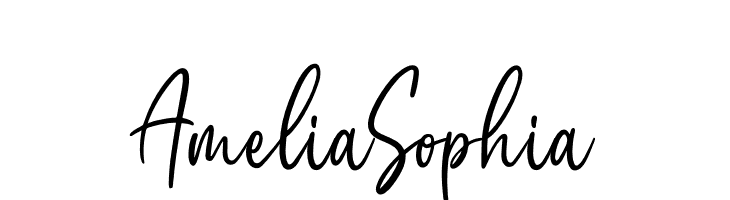 Amelia Sophia  フリーフォントのダウンロード