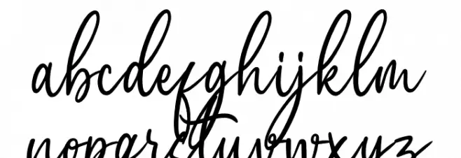 Amelia Sophia خط أحرف صغيرة