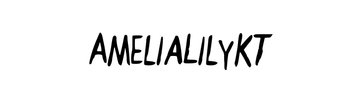 AmeliaLilyKT  Free Fonts Download