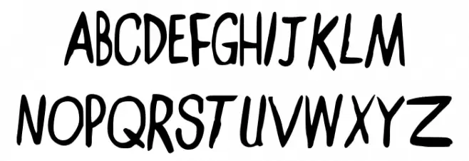 AmeliaLilyKT Font Litere mari