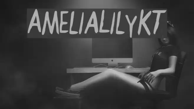 AmeliaLilyKT Font examples