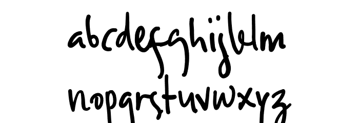 Ameliana Two Font LOWERCASE
