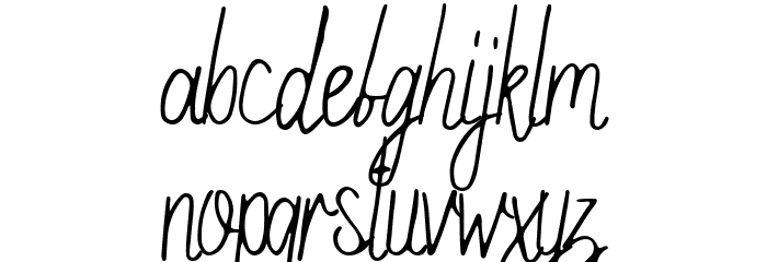 Ameliana Font LOWERCASE