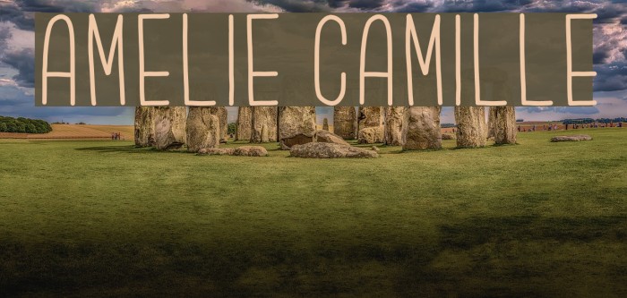 Amelie Camille Font examples