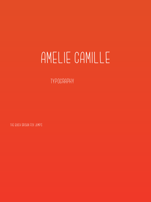Amelie Camille Poster