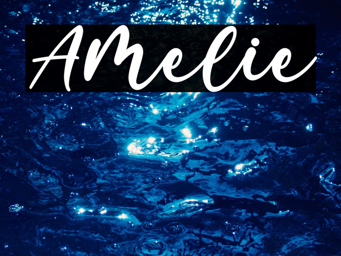 Amelie Example 2