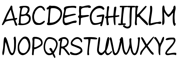 Amelies Zettelwirtschaft AH Font UPPERCASE