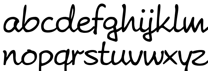 Amelies Zettelwirtschaft AH Font LOWERCASE