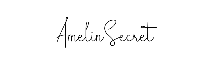 Amelin Secret  Fuentes Gratis Descargar
