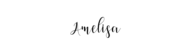 Amelisa  baixar fontes gratis