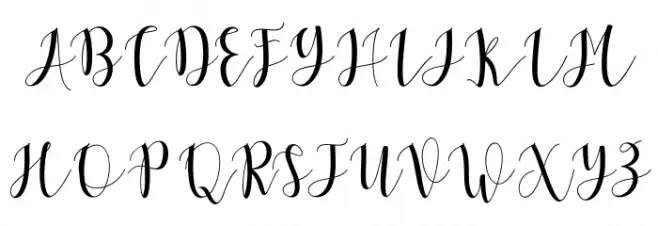 Amelisa Font UPPERCASE