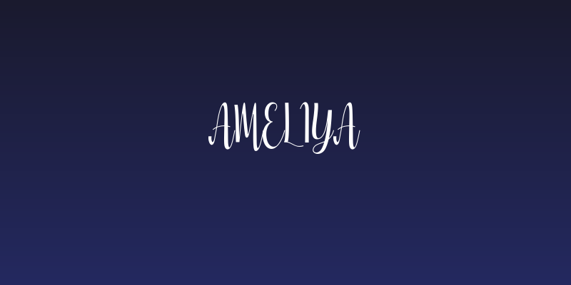 Ameliya Social Header