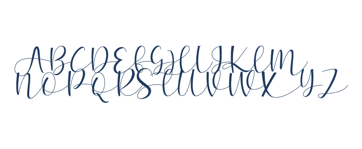 Amellia Bellania Uppercase