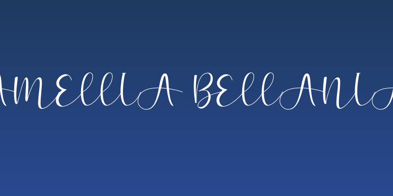 Amellia Bellania Social Header