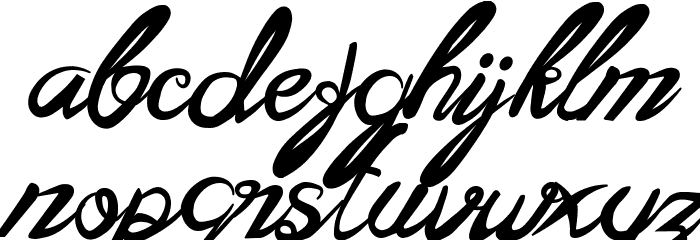 Amelli Font LOWERCASE