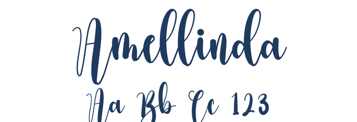 Amellinda Font Preview
