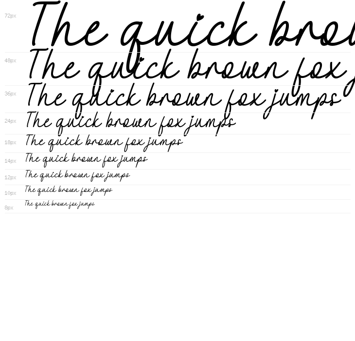 Amelline Italic Waterfall