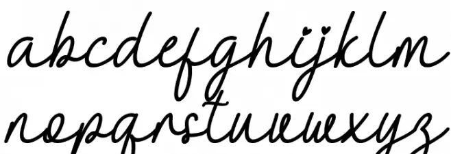 Amelline Italic خط أحرف صغيرة
