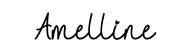 Amelline  नि: शुल्क फ़ॉन्ट्स डाउनलोड