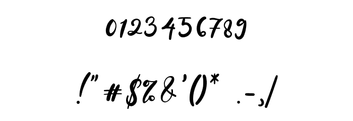 Amellis Path Font OTHER CHARS
