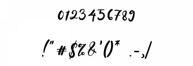 Amellis Path Font OTHER CHARS