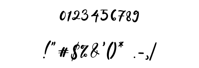 Amellis Path Font OTHER CHARS