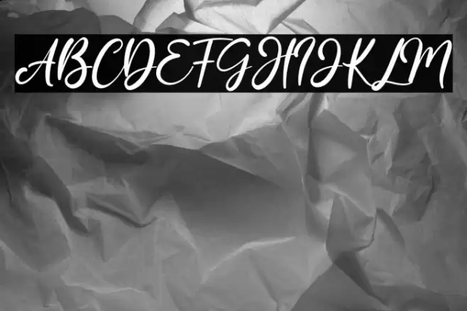 Amellis Path Font examples