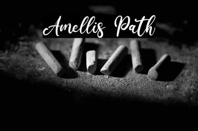 Amellis Path Font examples