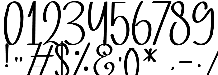 Amellis Font OTHER CHARS