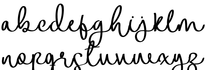 Amellis Font LOWERCASE