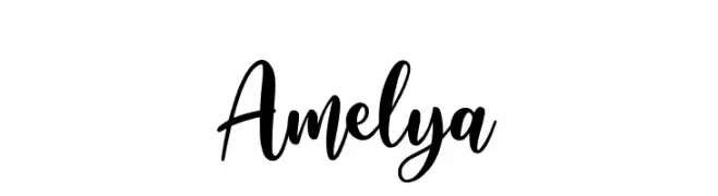 Amelya  フリーフォントのダウンロード