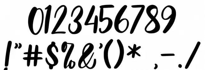 Amelya Font OTHER CHARS