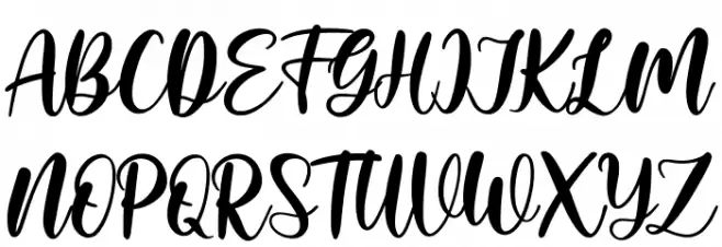 Amelya Schriftart Groß