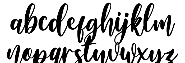 Amelya Font LOWERCASE